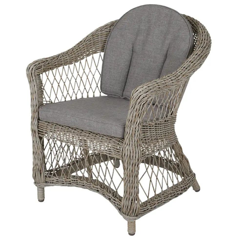 Kamille Lænestol Beige inkl. sidde- og rygpude