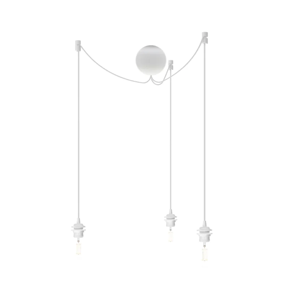 Cannonball Cluster Ø12 cm Ledningssæt Triple White