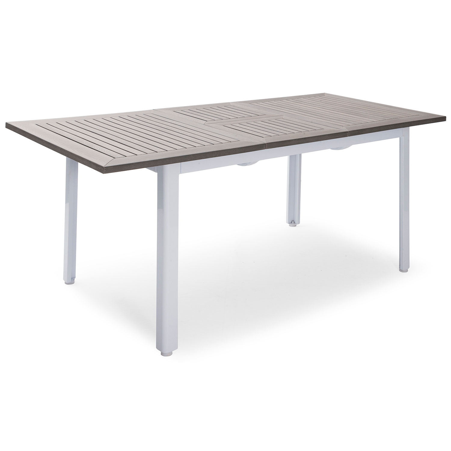 Nydala bord 90x150/200 cm hvid aluminium