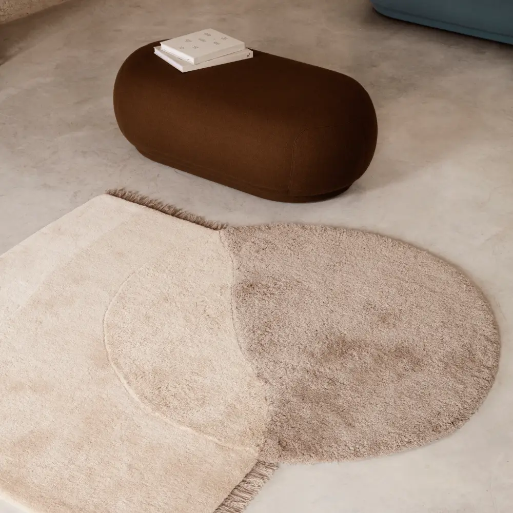 View Tuftet Tæppe 180x180 cm - Beige