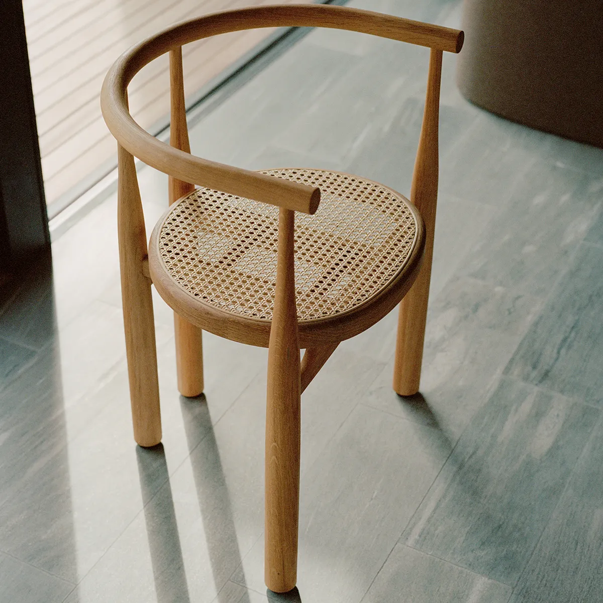 Spisebordsstol Bukowski Rattan Eg med armlæn