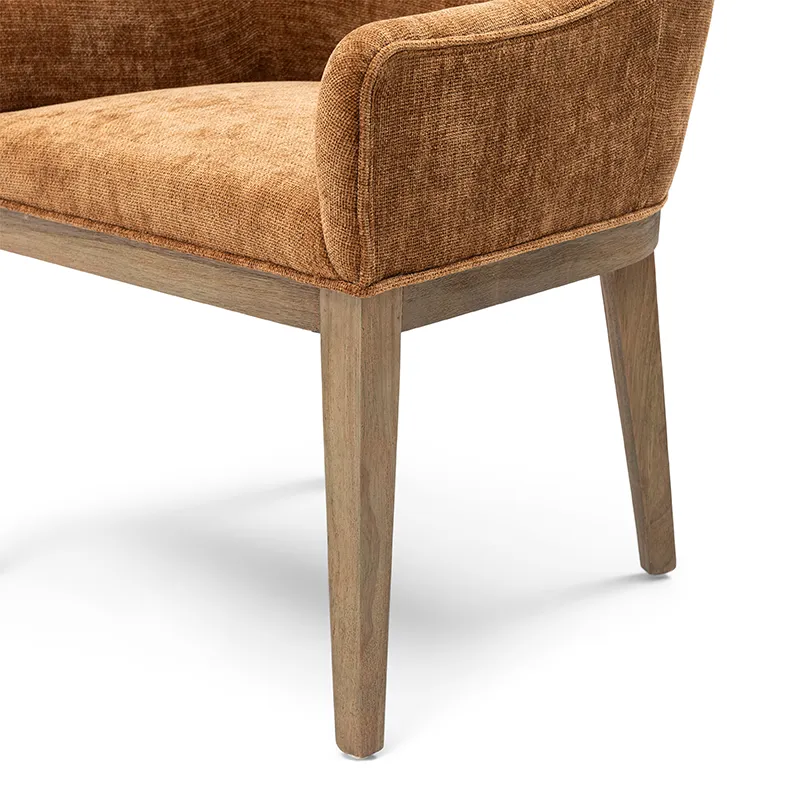 Whistler stol med armlæn Maroon Brown