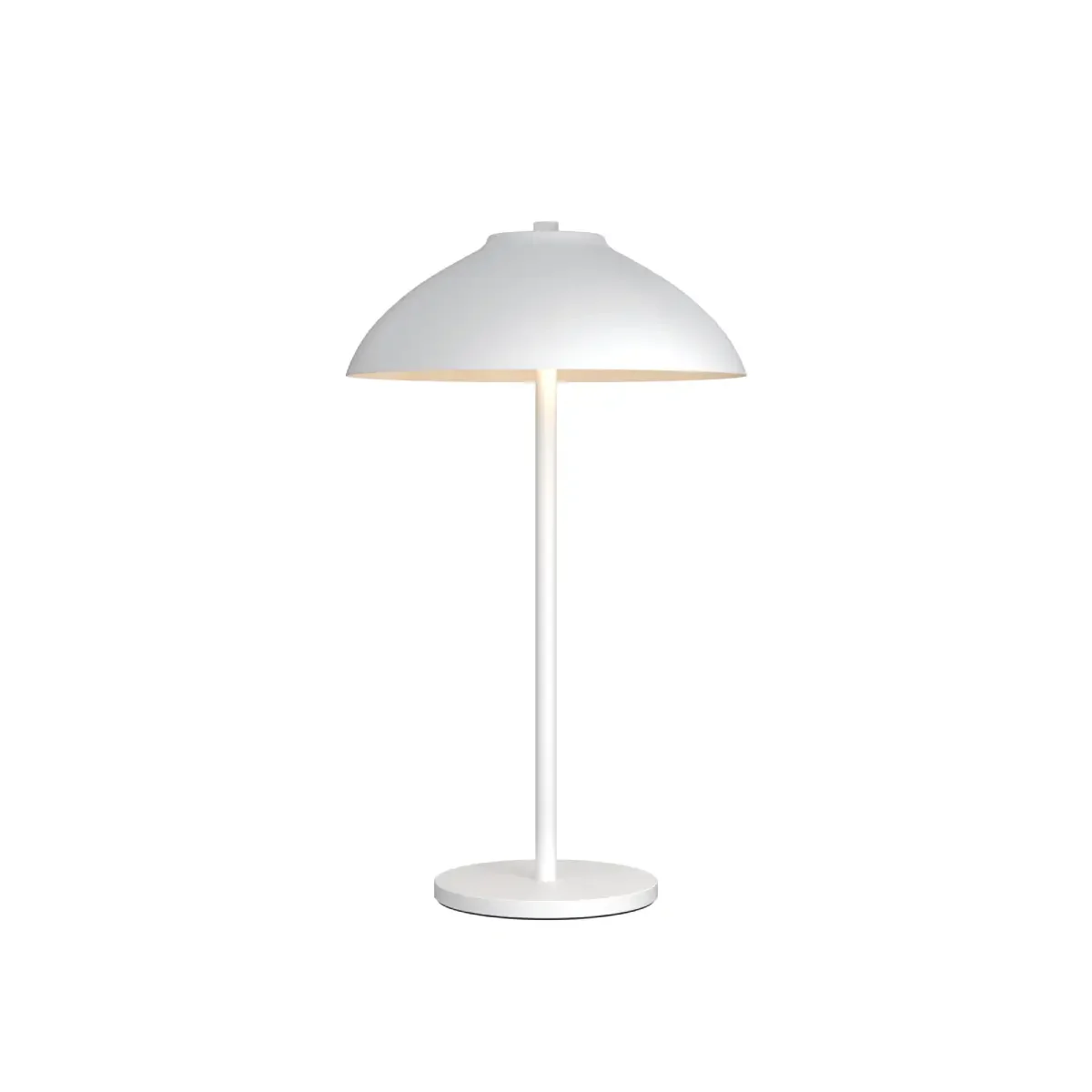 Vali-bordlampe Ø24xH40 cm metal mat hvid