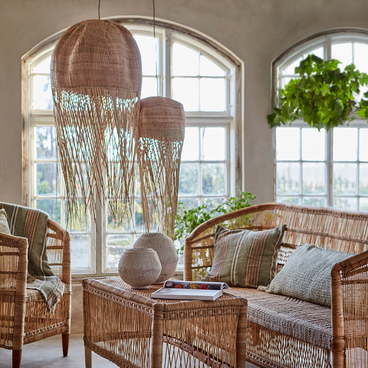  NEST lampeskærm natur, sæt med 3 stk