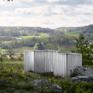 Plantepotte Søjle nr. 1 naturlig