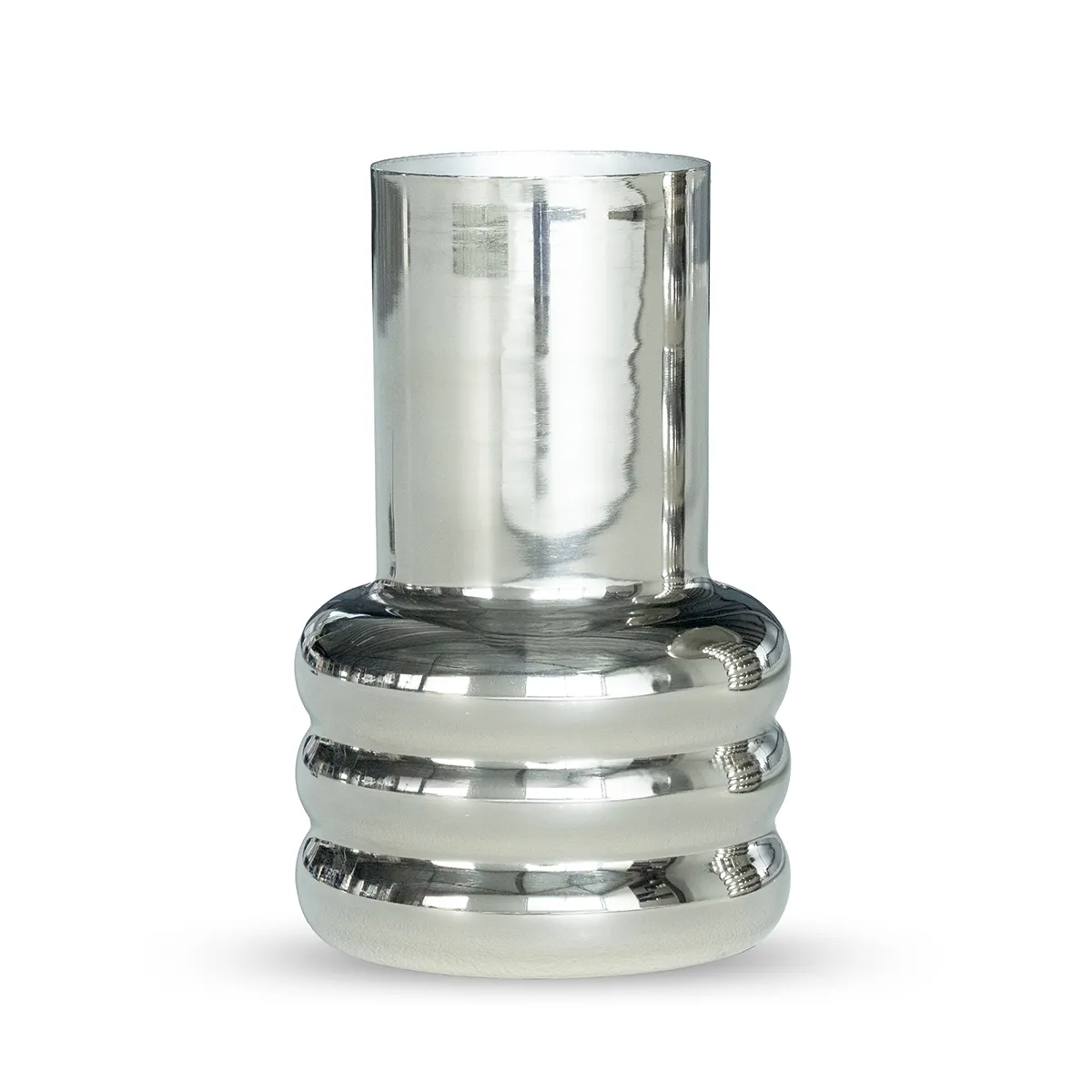 By-Boo, Håndlavet vase Chromeo Large Chrome H31 cm