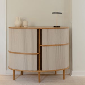 Audacious Highboard Skab Eg/White Sands