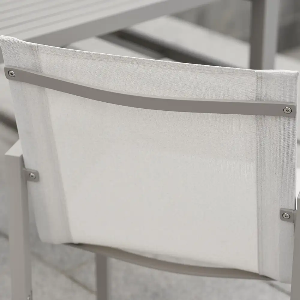 Vevi Stol/Karmstol Khaki/Hvid Brafab