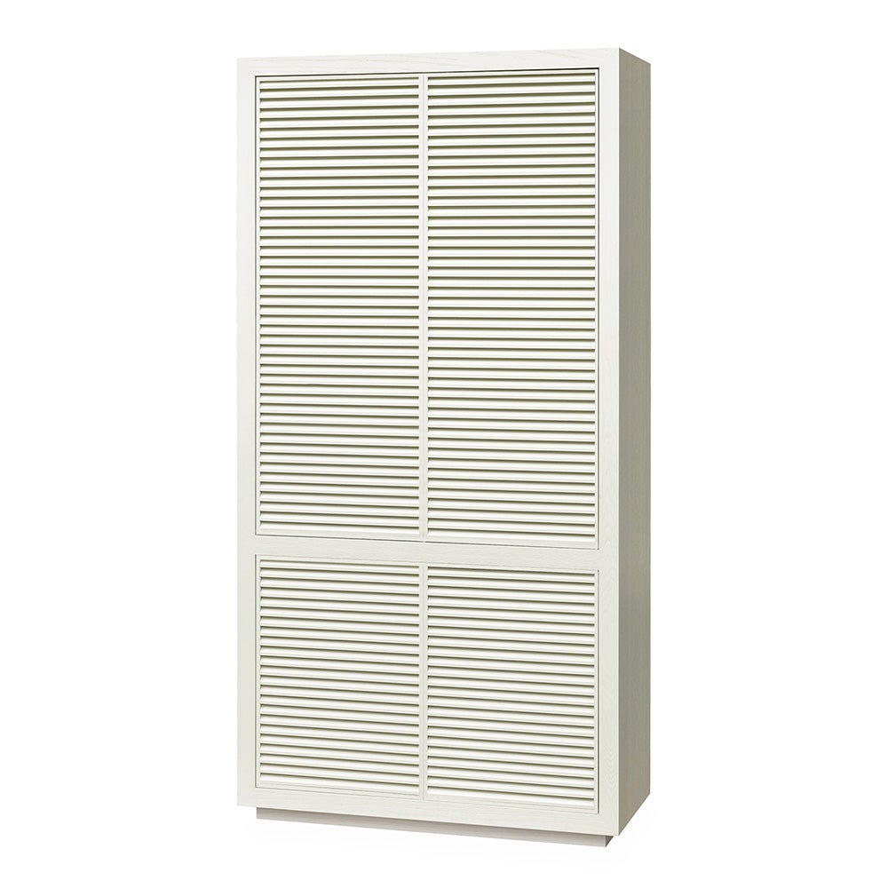 HAYDEN skab i egefiner-Ivory mist