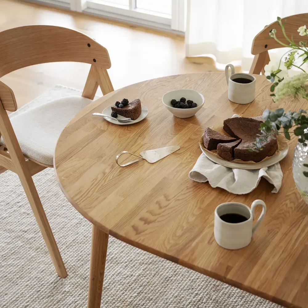 Tyler oval spisebord 170-210x705 cm eg