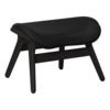 A Conversation Piece Ottoman Fodskammel Black Oak/Umage Leather Black