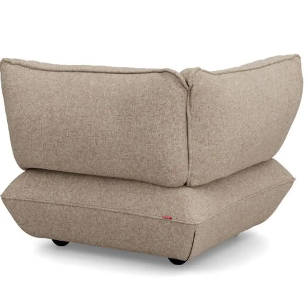 sumo sofa hjørnesektion boucle recycled brown
