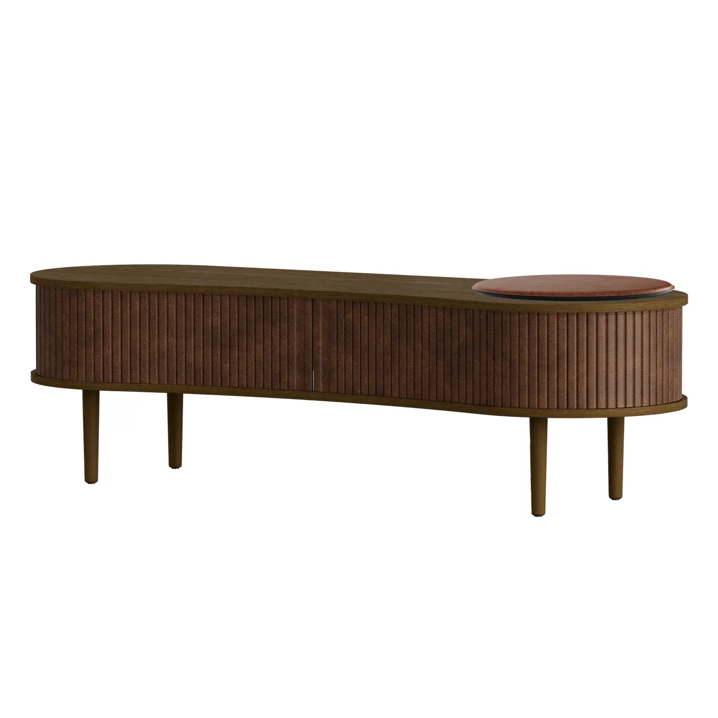 Audacious TV-bord Mørk Eg/Hazelnut