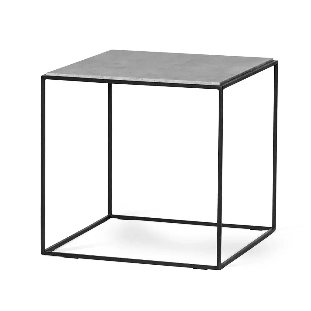 Torkelson, Lime sofabord 50x50 cm betonlaminat