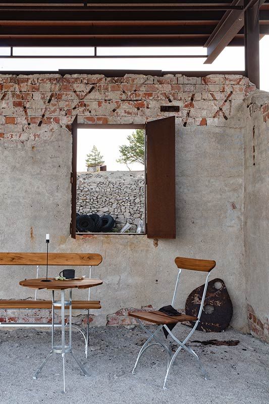 Bryggerisofa Teak Grythyttan Stålmöbler