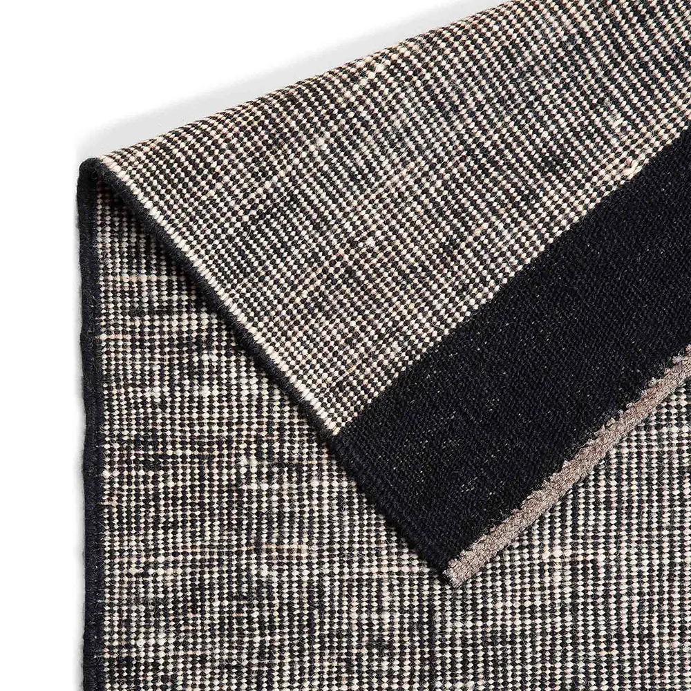 Dots kilim Tæppe 200x300 Black