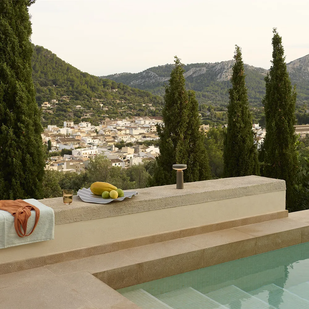 Ease transportabel lampe Grey 