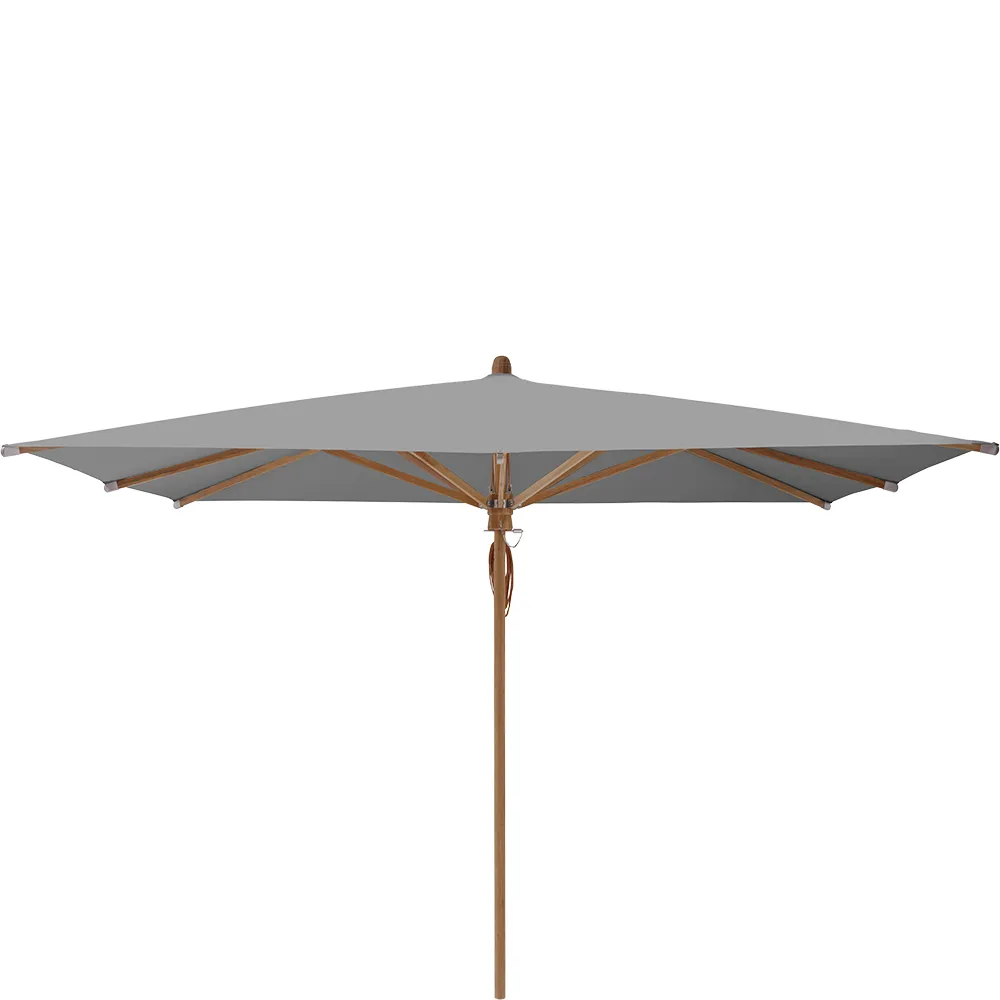 Glatz Teakwood parasoll 330×330 cm Kat.5 509 Slate