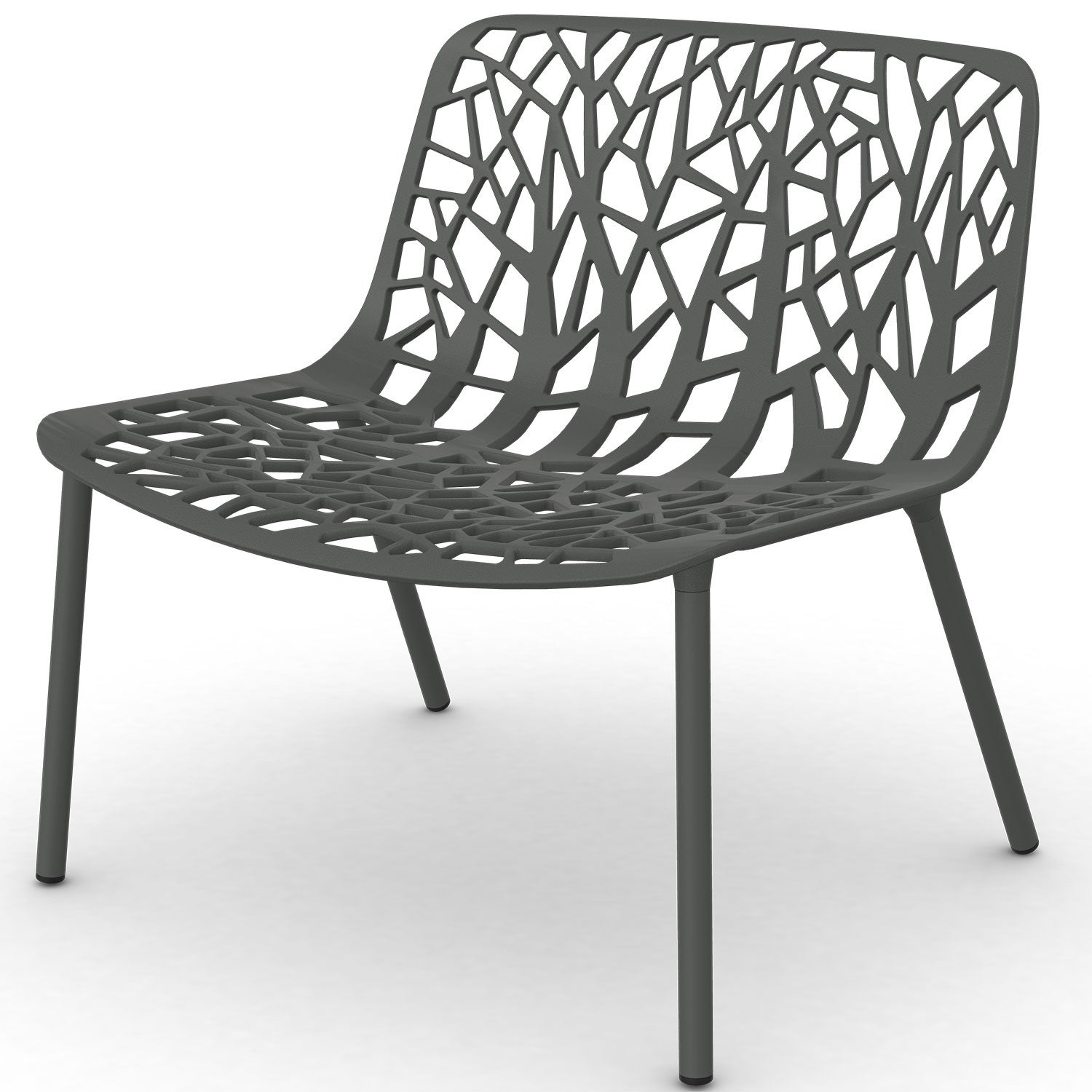 Fast, Forest loungelænestol Metallic Grey