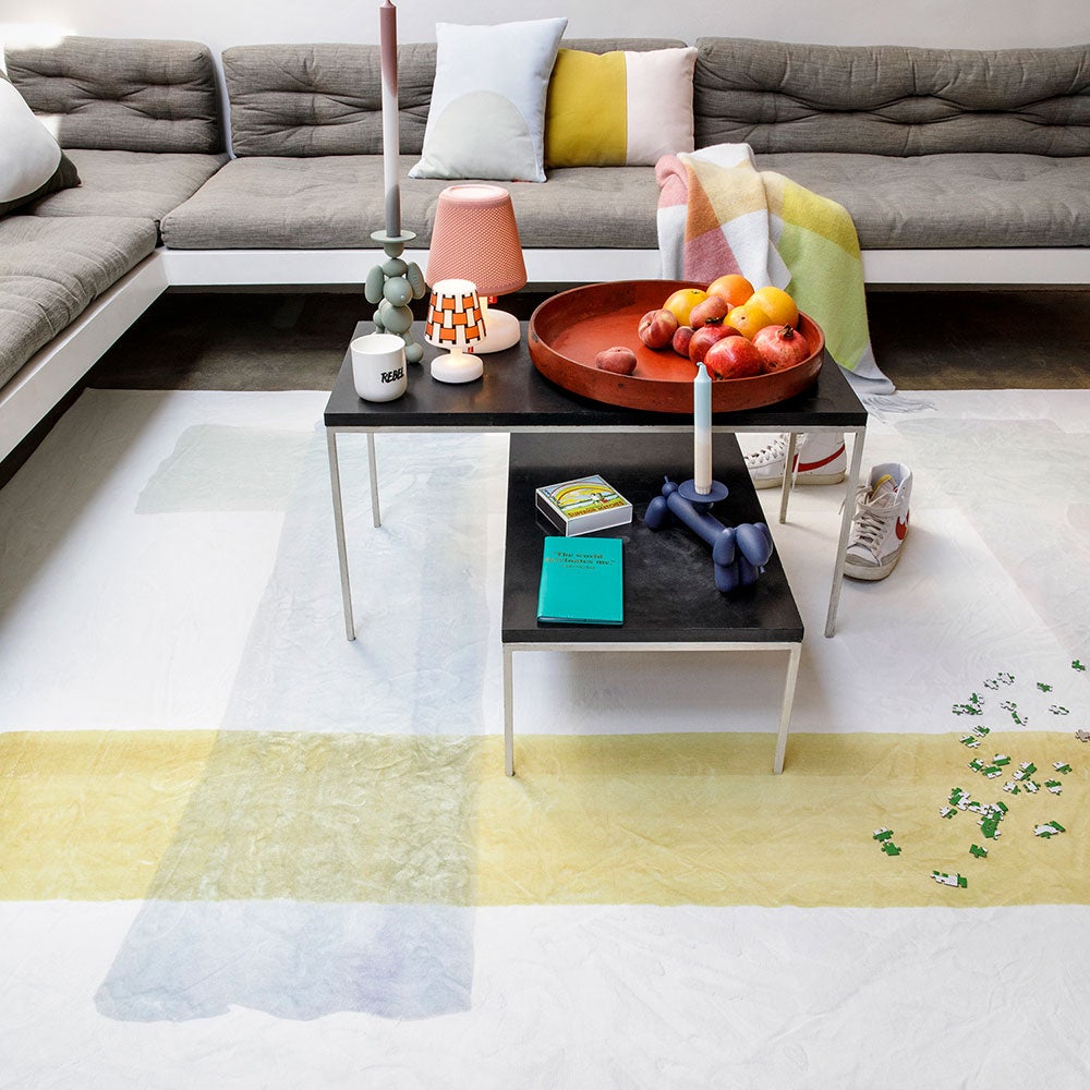 Colour blend blanket clementine