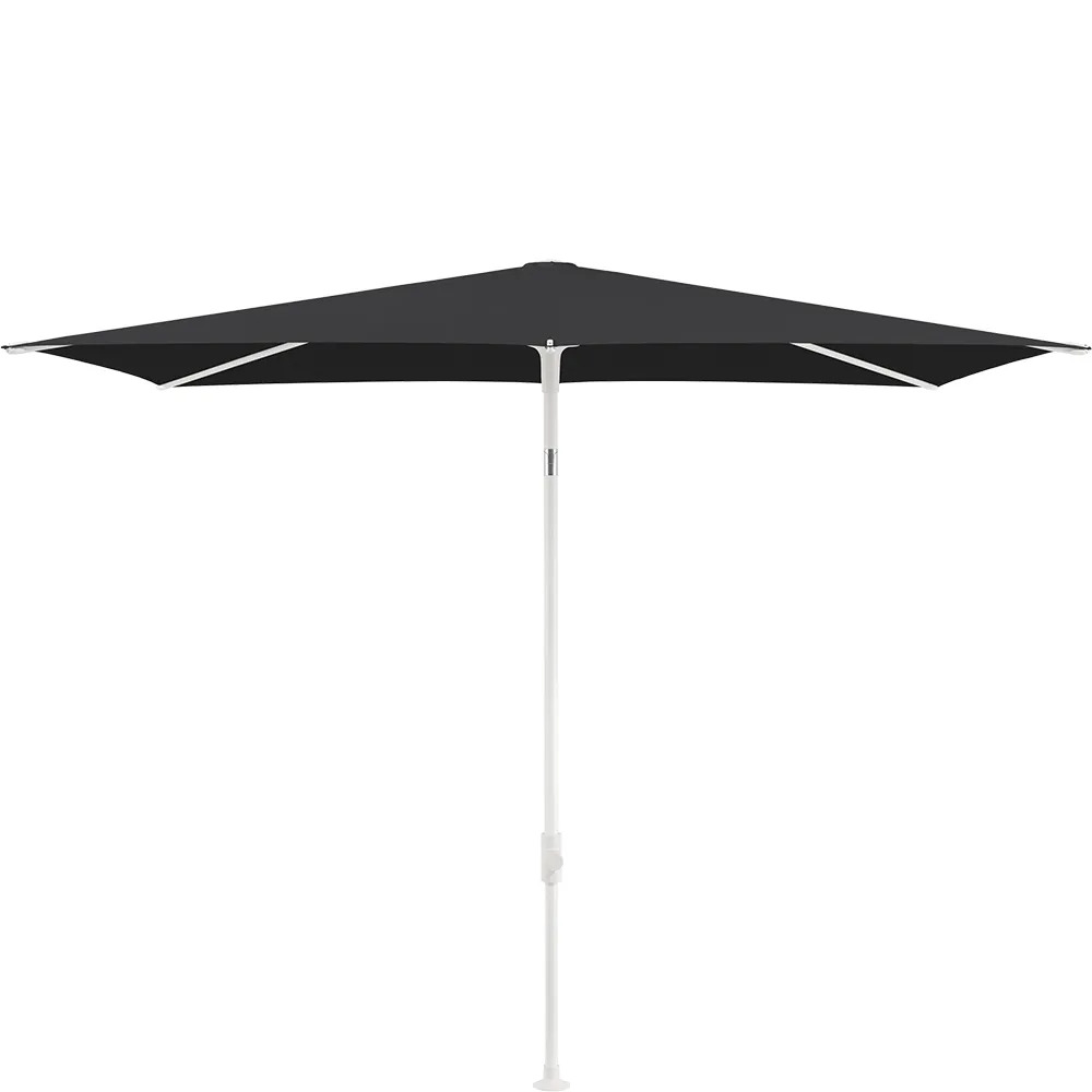 Glatz Smart parasol 250×200 cm matt white Kat.4 408 Black