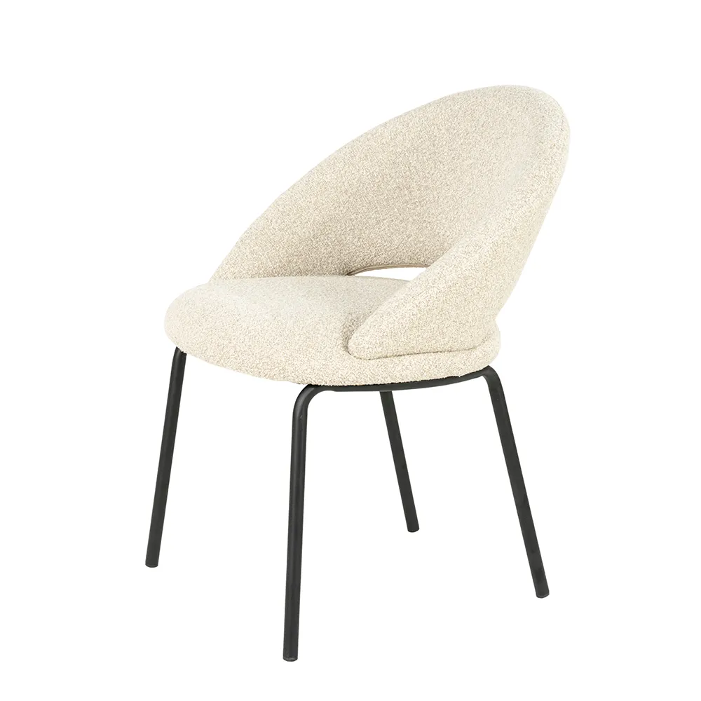 Spisebordsstol Nido Beige med armlæn