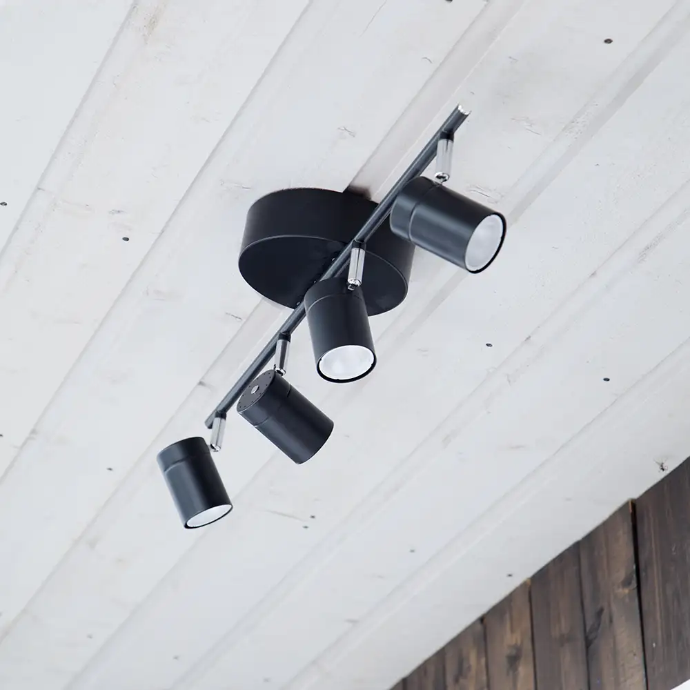 Correct loftskinne 4-spot Sort