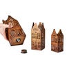 Lyslygte Hus Village 3-pak