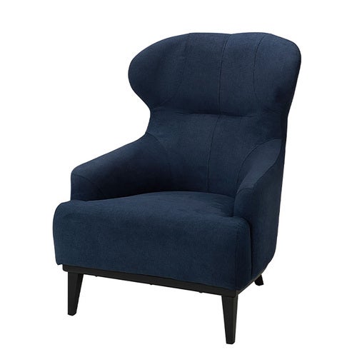 Toulouse stof lænestol - Simpelthen dyb blå
