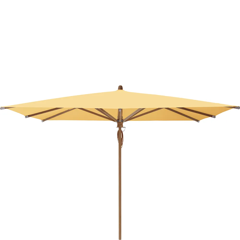 Glatz Teakwood parasoll 330×330 cm Kat.4 438 Straw