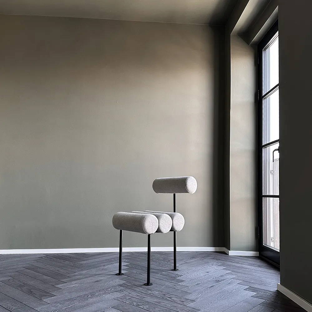 Hiro Spisestol Sort Stel - Hør