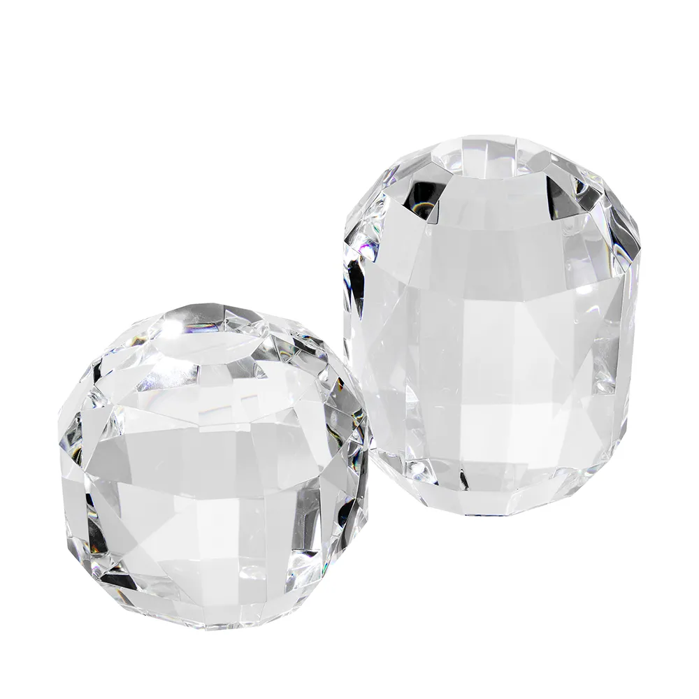 Objekt Trace krystalklare glas sæt á 2 (S+L)