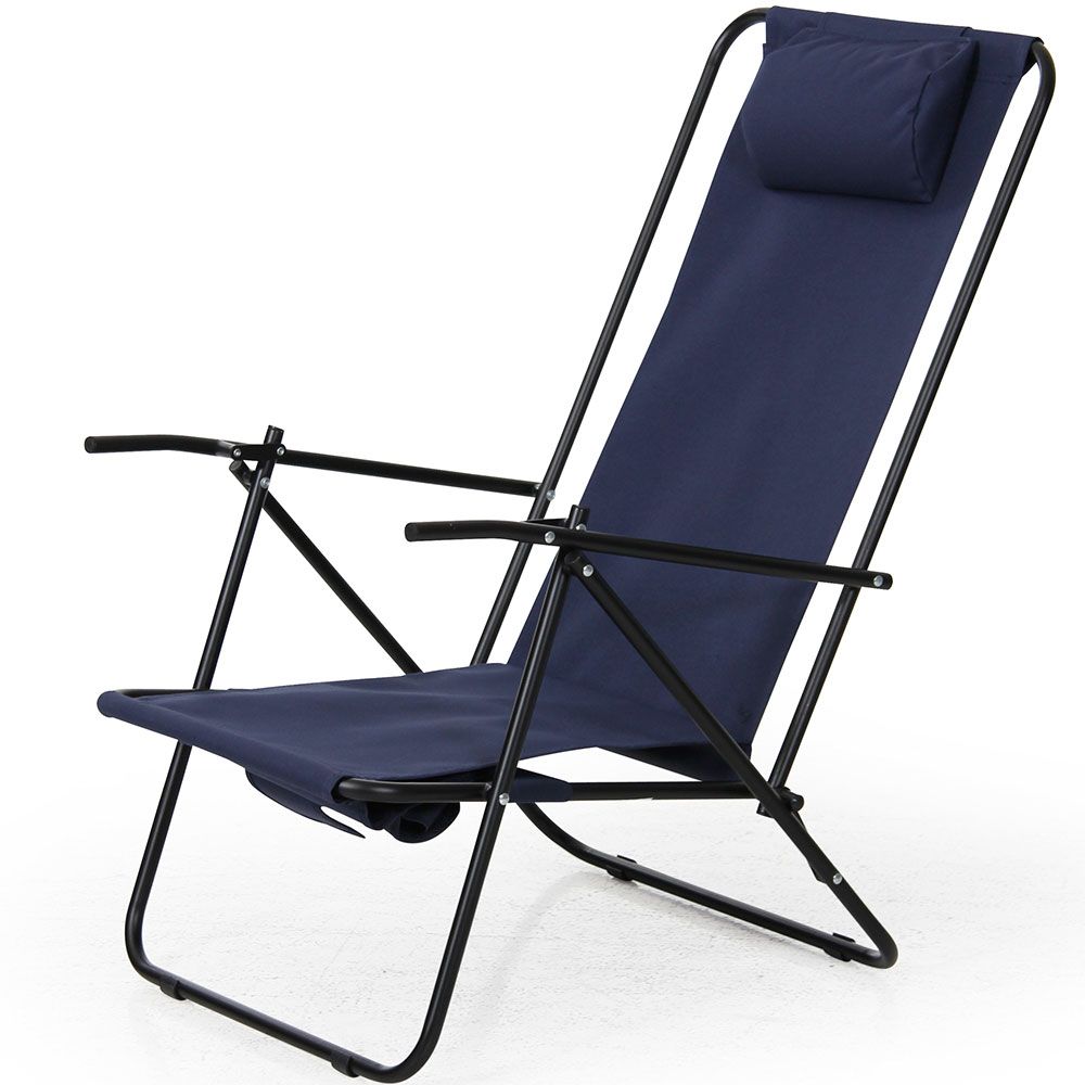 Brafab, Colorado Strandstol Sort/Blå Brafab