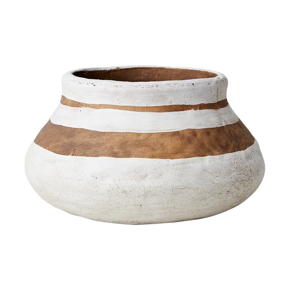 Camille krukke S White/brown