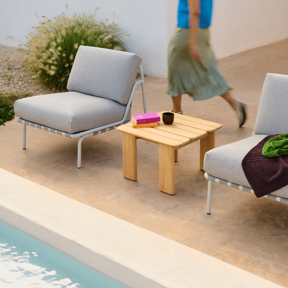 Lounge Stol Settle Ribbed Weave 2/Dark Green