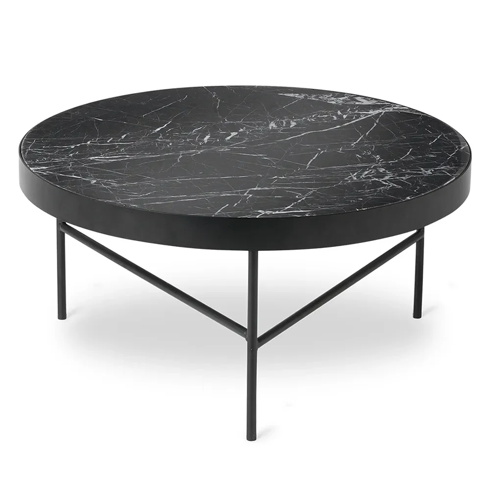 Marble Sofabord - Black