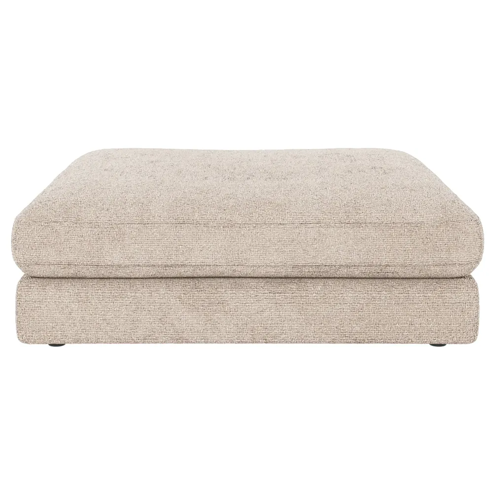 Duncan fodskammel stof Robin lysegrå