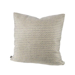 Casa pudebetræk linen/lyseblå 50x50 cm