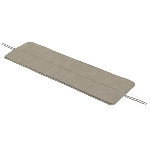 Linear Steel Pude til bænk 110x34 cm Light Grey 