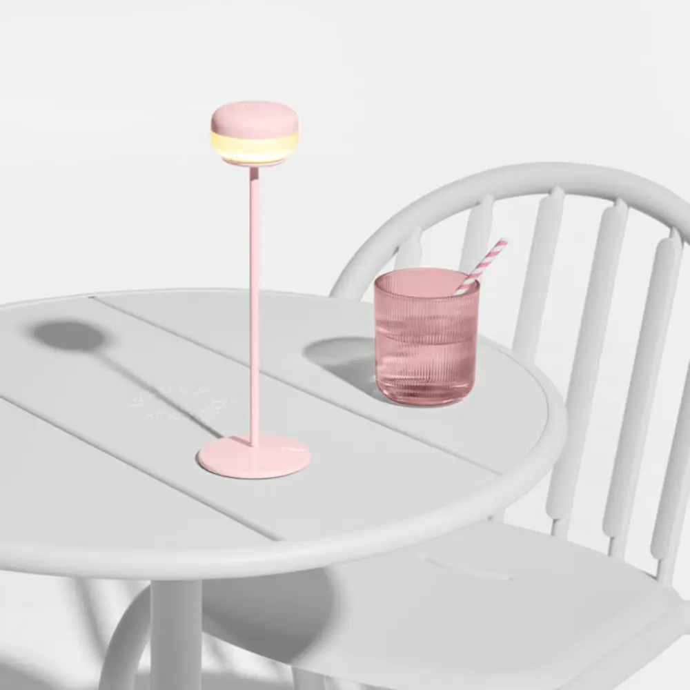 Cheerio Bærbar lampe blød pink