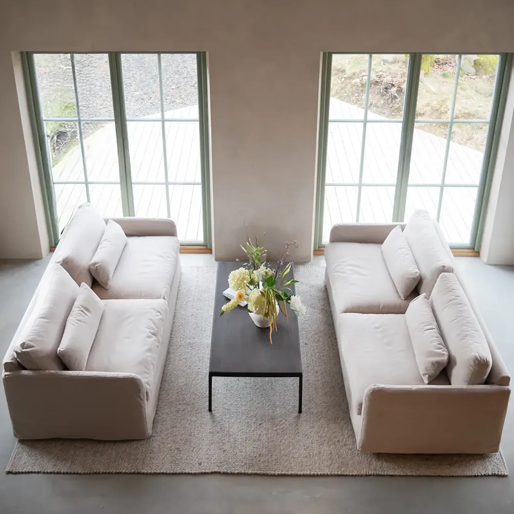 Peyton sofa 3-personers stof Ursula beige