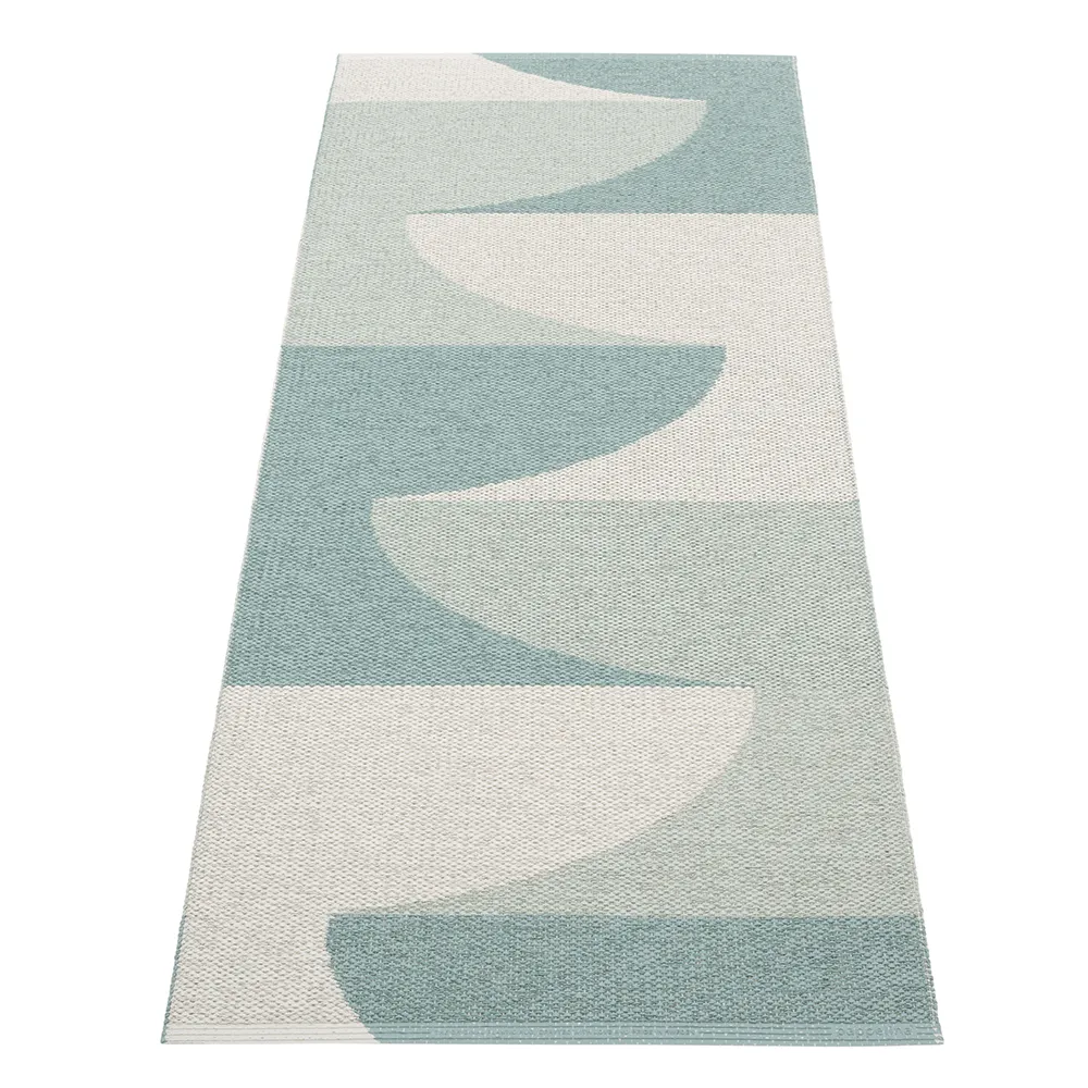 Hill tæppe Haze/Sage/Fossil Grey 70 x 180cm