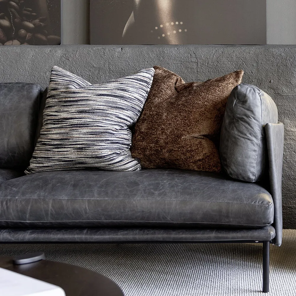 Eternity black pudebetræk 50x50 cm 