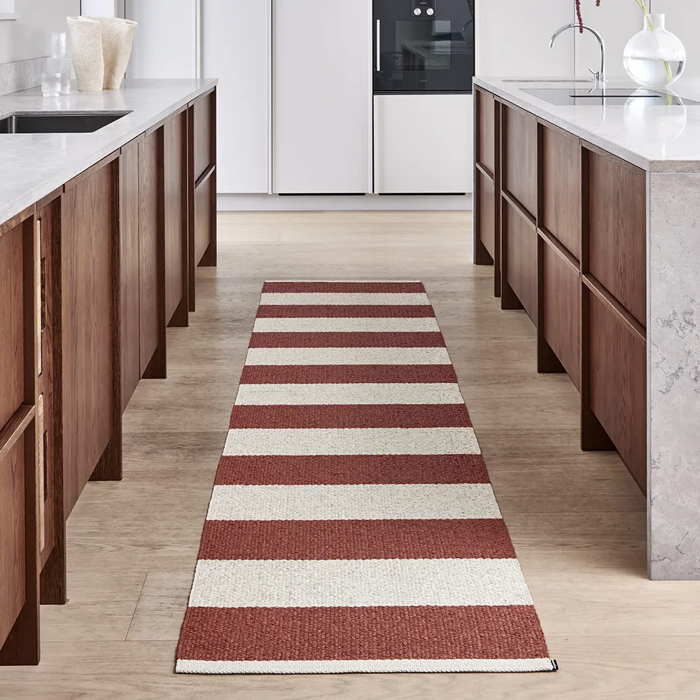 Bob taeppe Brick/Cream 140 x 180 cm