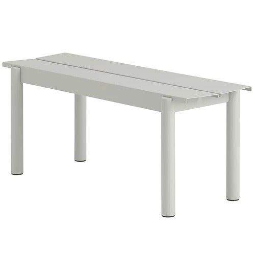 Linear Steel Bænk 110x34 cm Grey 