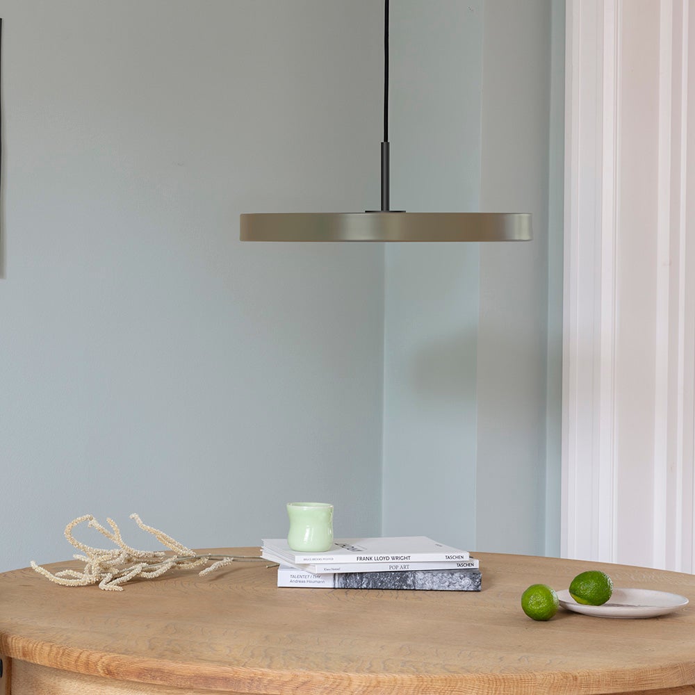 Asteria Medium Loftlampe Ø43 cm Taupe/Sort