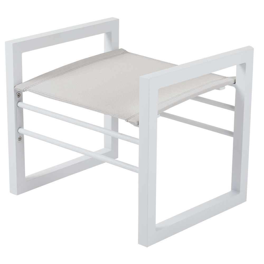 Vevi Fodskammel Hvid/Hvid Brafab