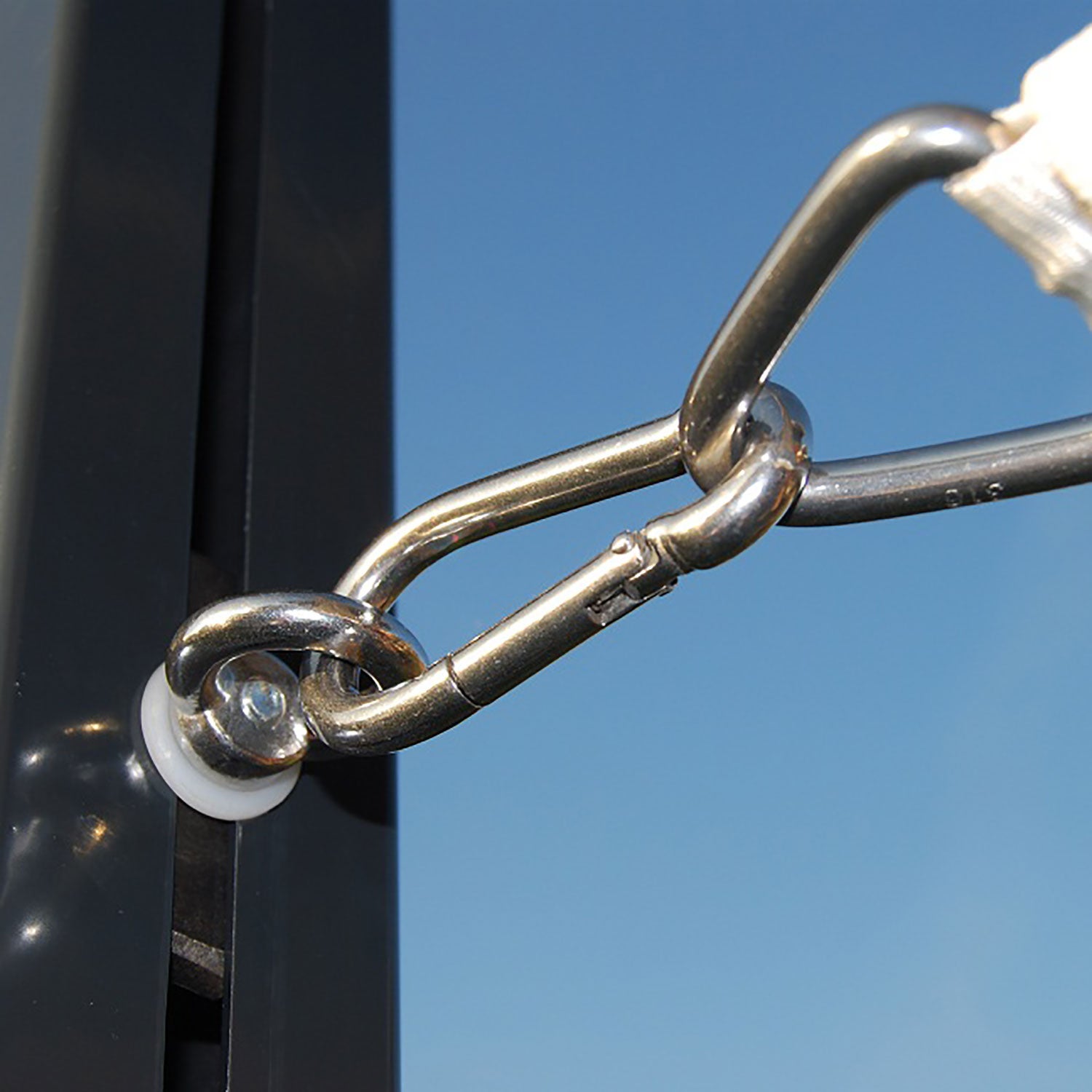 Inox monteringsmaterial snaphook 8x80mm