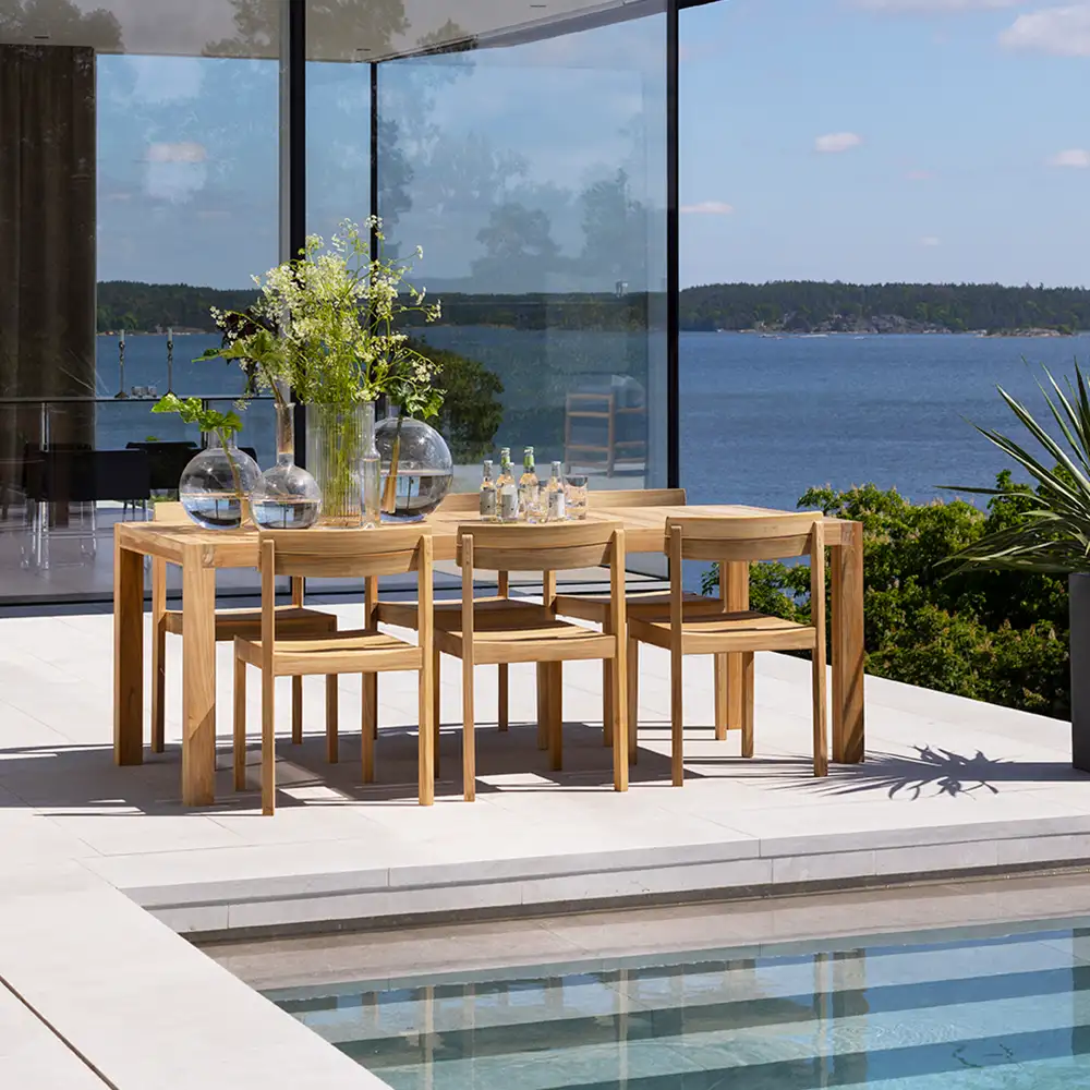 Laknäs Spisebord 90x210 cm Teak