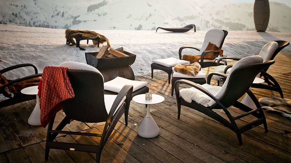 Satellite sidebord 40 cm hvid 